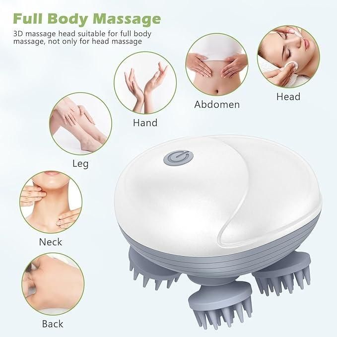 Electric 4D Scalp Massager – Stress Relief & Hair Care Tool